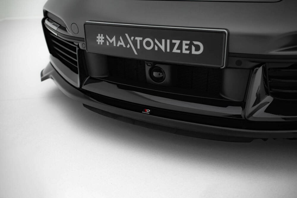 Front Lippe / Front Splitter / Frontansatz für Porsche 911 Turbo S Sport Paket 992 von Maxton Design