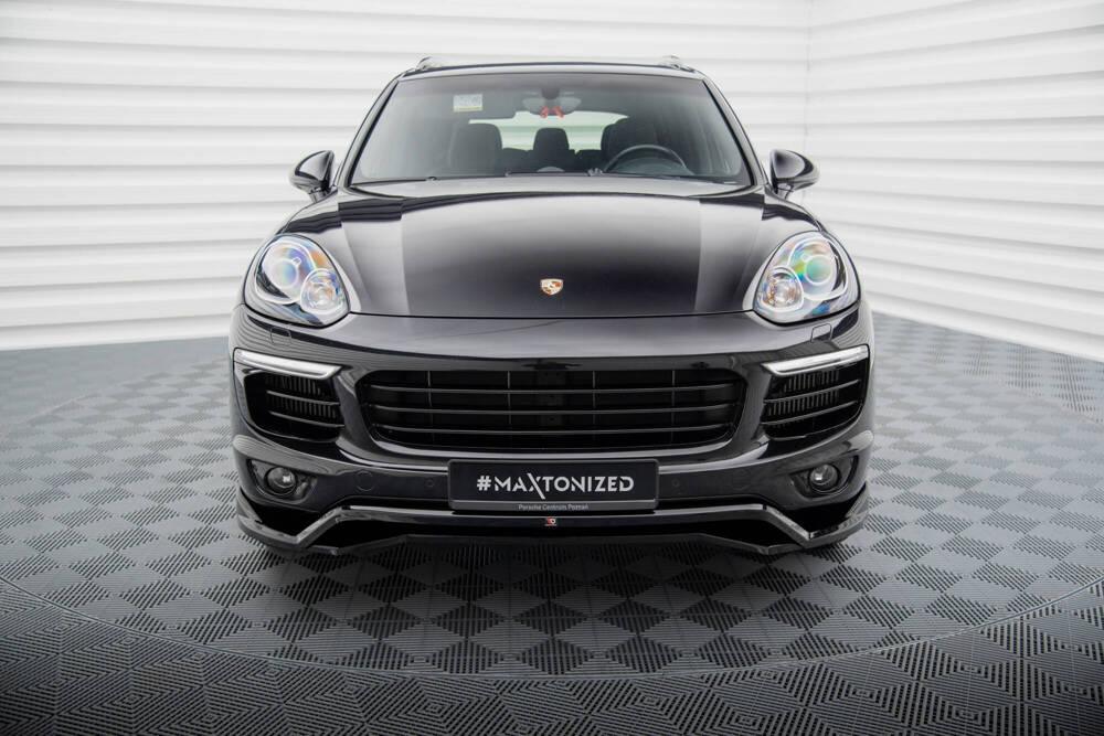 Front Lippe / Front Splitter / Frontansatz für Porsche Cayenne 958 (MK2) Facelift von Maxton Design
