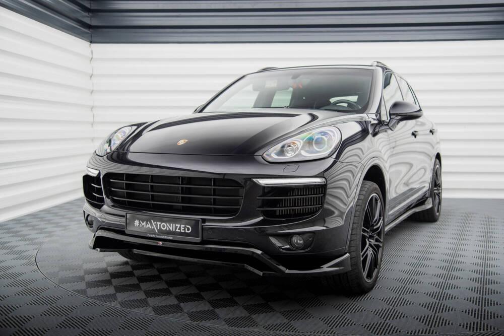 Front Lippe / Front Splitter / Frontansatz für Porsche Cayenne 958 (MK2) Facelift von Maxton Design