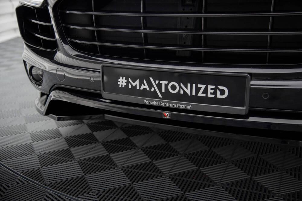 Front Lippe / Front Splitter / Frontansatz für Porsche Cayenne 958 (MK2) Facelift von Maxton Design