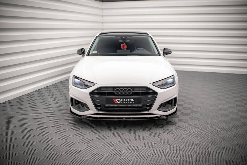 Front Lippe / Front Splitter / Frontansatz V.1 für Audi A4 B9 Facelift von Maxton Design