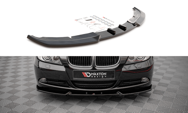 Front Diffuser Splitter Maxton Design Gloss ABS For Bmw 3 Series E90 & E91 FL