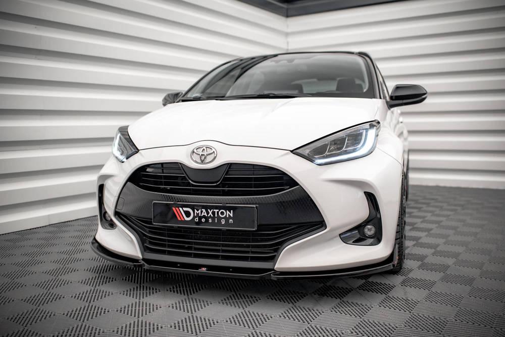 Front Lippe / Front Splitter / Frontansatz V.1 für Toyota Yaris XP21 von Maxton Design