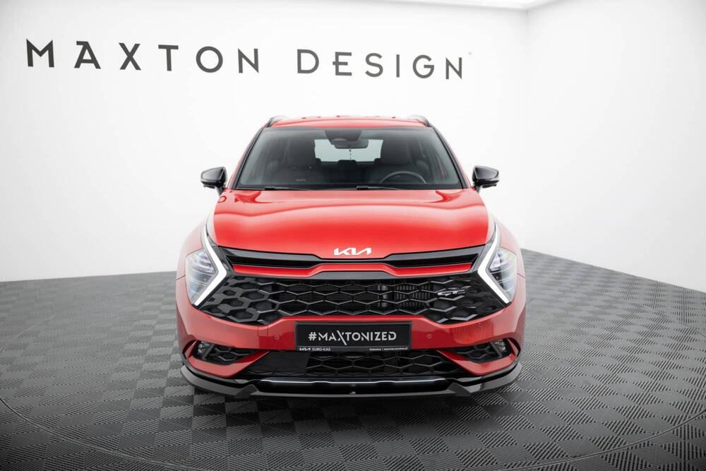 Front Lippe / Front Splitter / Frontansatz für Kia EV9 GT-Line von Maxton Design