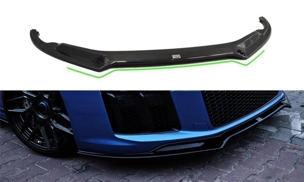 Front Lippe / Front Splitter / front approach V.2 for Audi R8 4S from Maxton Design