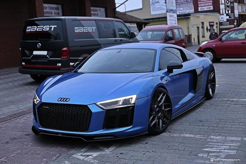 Front Lippe / Front Splitter / front approach V.2 for Audi R8 4S from Maxton Design