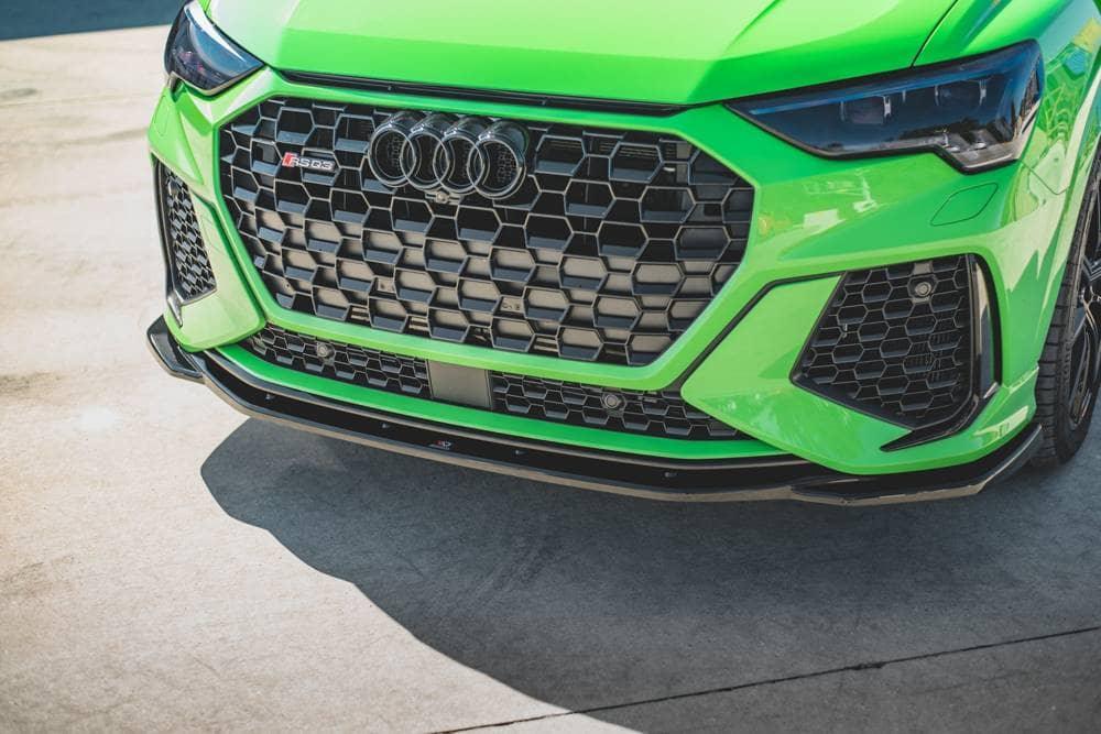 Front Lippe / Front Splitter / front approach V.2 for Audi RSQ3 (F3) by Maxton Design