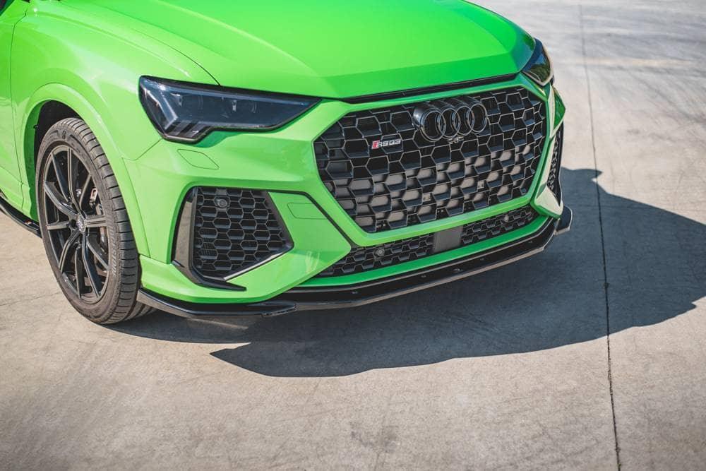 Front Lippe / Front Splitter / front approach V.2 for Audi RSQ3 (F3) by Maxton Design