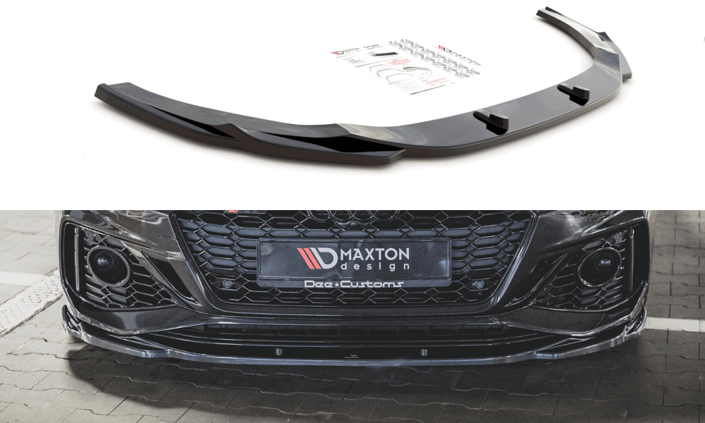 Front Lippe / Front Splitter / front approach V.3 for Audi RS5 F5 Facelift by Maxton Design