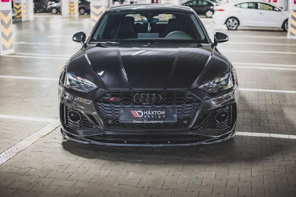 Front Lippe / Front Splitter / front approach V.3 for Audi RS5 F5 Facelift by Maxton Design