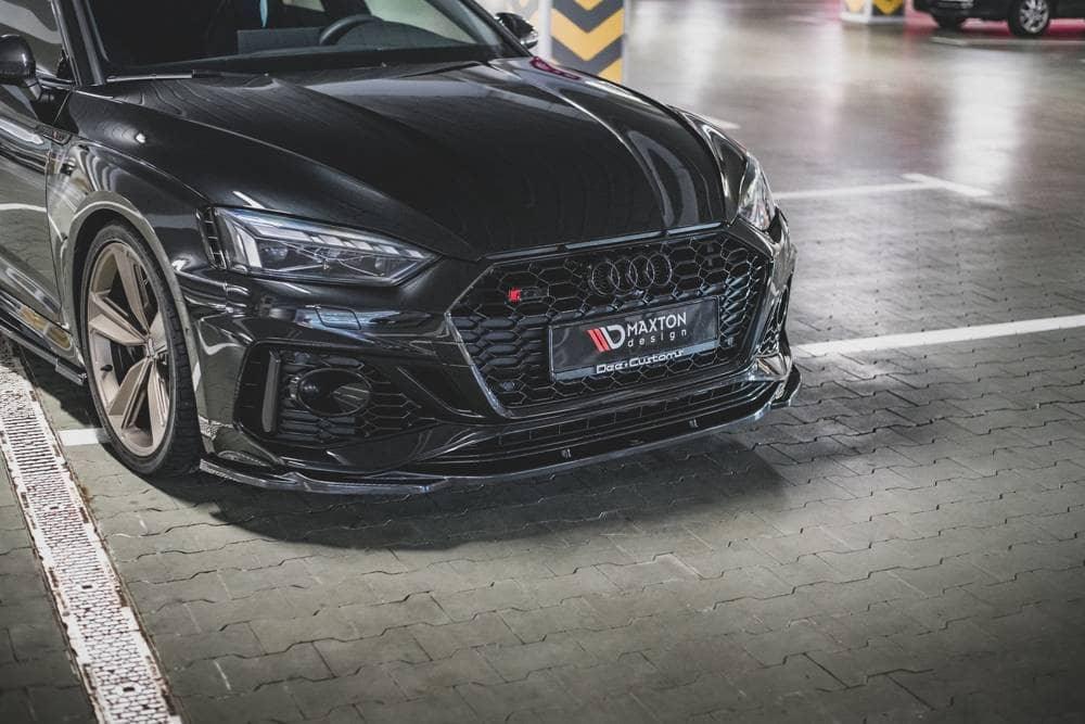 Front Lippe / Front Splitter / front approach V.3 for Audi RS5 F5 Facelift by Maxton Design
