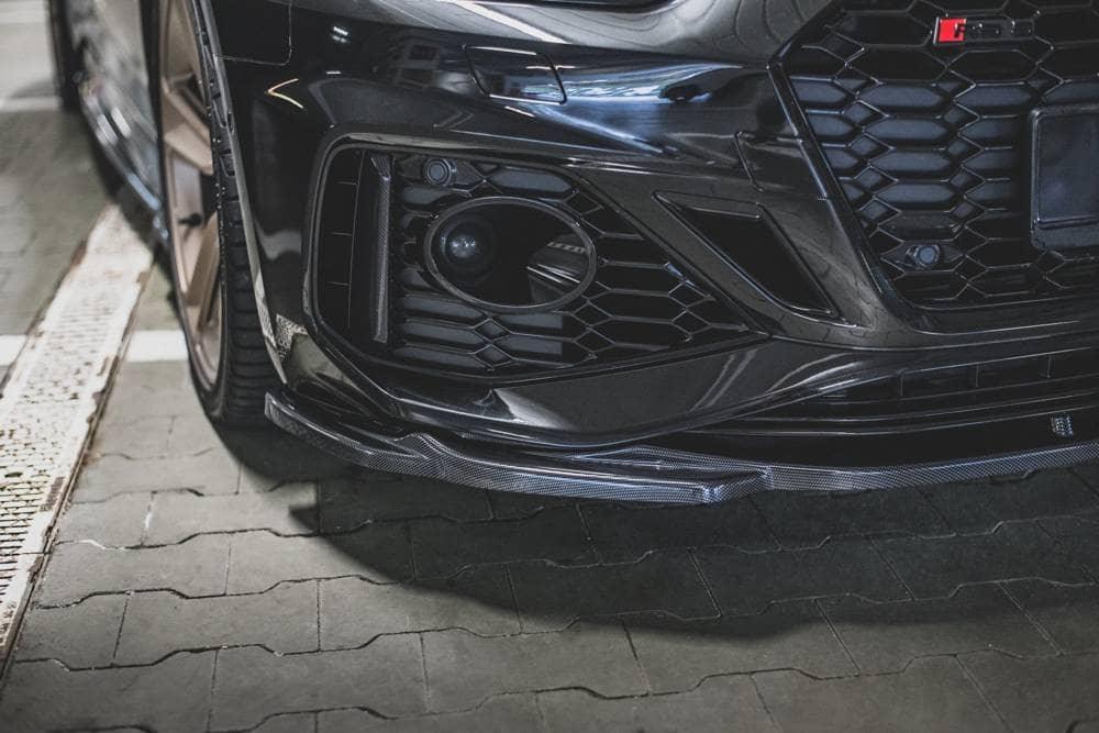 Front Lippe / Front Splitter / front approach V.3 for Audi RS5 F5 Facelift by Maxton Design