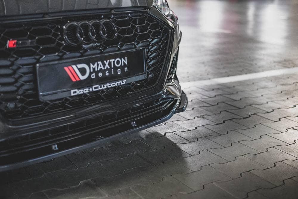 Front Lippe / Front Splitter / front approach V.3 for Audi RS5 F5 Facelift by Maxton Design