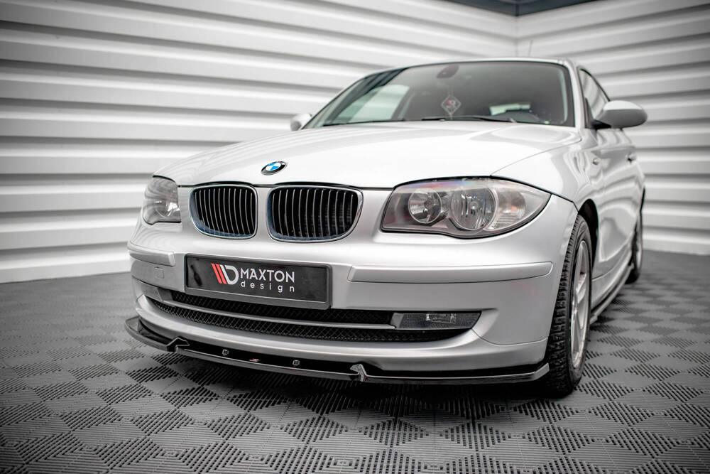 Front Lippe / Front Splitter / Frontansatz V.3 für BMW 1er E81 Facelift von Maxton Design