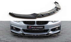 Lèvre avant/séparateur avant Maxton Design V.3 pour BMW 4 F32 pack M