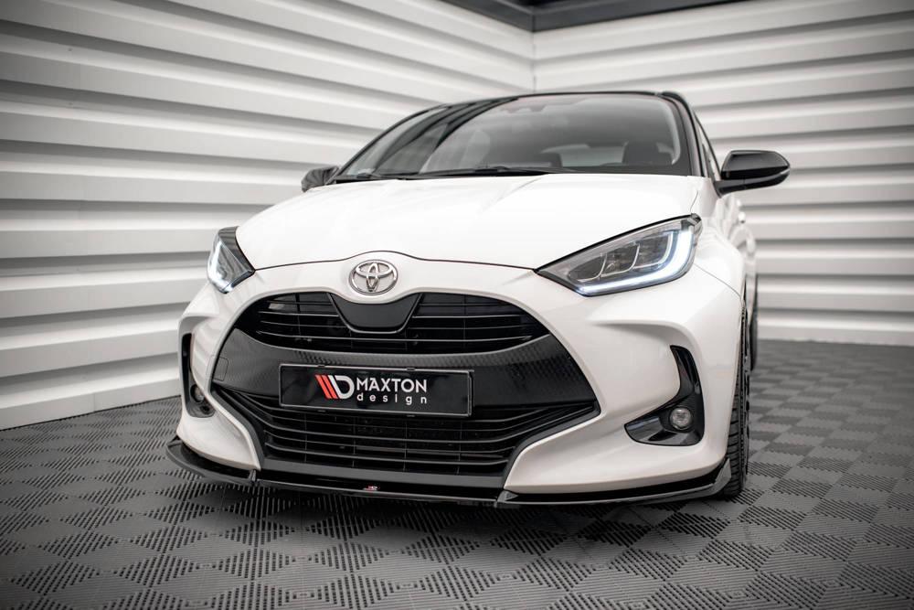 Front Lippe / Front Splitter / Frontansatz V.3 für Toyota Yaris XP21 von Maxton Design