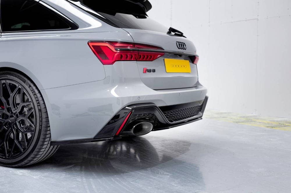 Lateral rear diffusor expansion for Audi RS6 C8 by Maxton Design