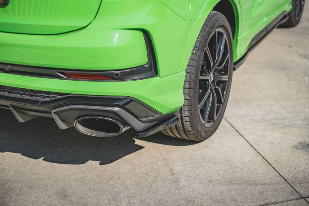 Lateral rear diffusor expansion for Audi RSQ3 F3 by Maxton Design