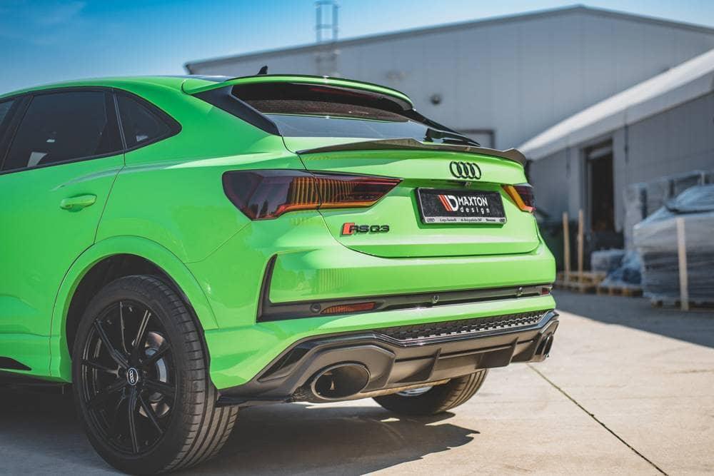 Lateral rear diffusor expansion for Audi RSQ3 F3 by Maxton Design