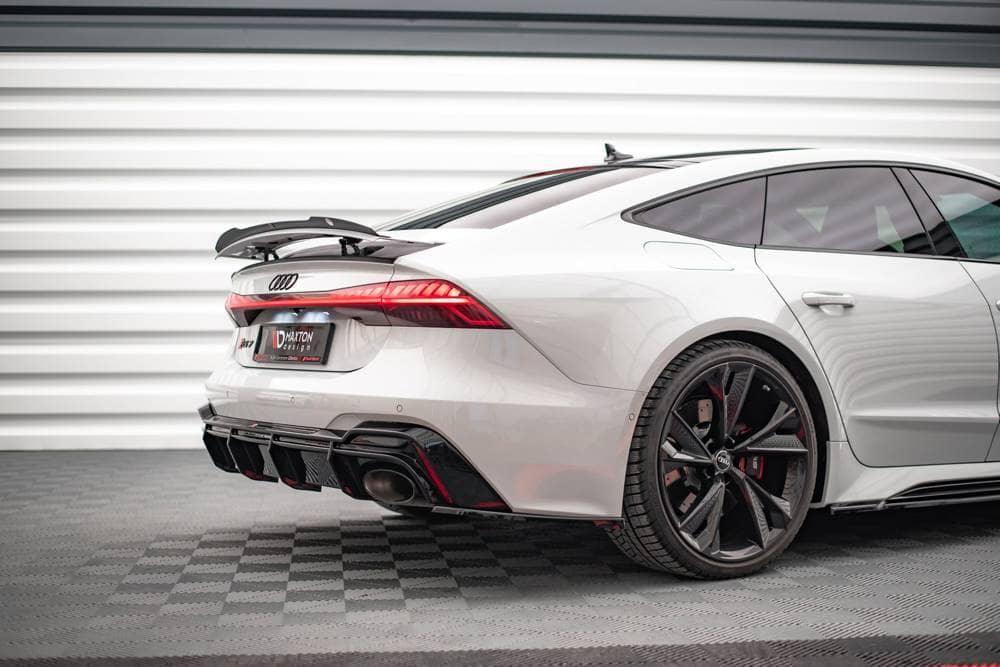 Seitliche Heck Diffusor Erweiterung für Audi RS7 C8 von Maxton Design