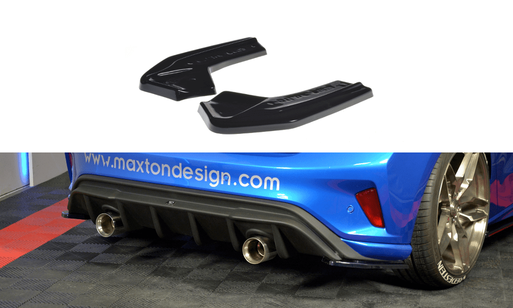 Seitliche Heck Diffusor Erweiterung V.2 für Ford Focus ST-Line MK4 von Maxton Design