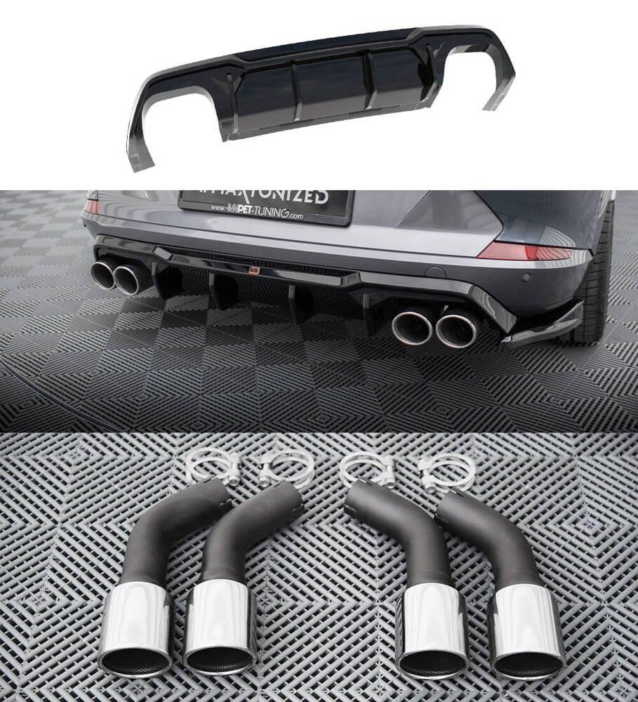 Heck diffusor V.3 with tailpipes for Cupra Formentor VZ from Maxton Design