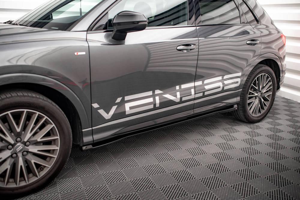 Seitenschweller Erweiterung für Audi Q3 F3 S-Line von Maxton Design
