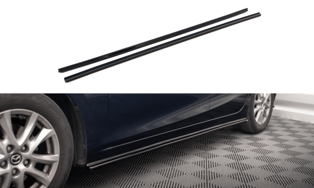 Seitenschweller Erweiterung für Mazda 3 MK3 von Maxton Design