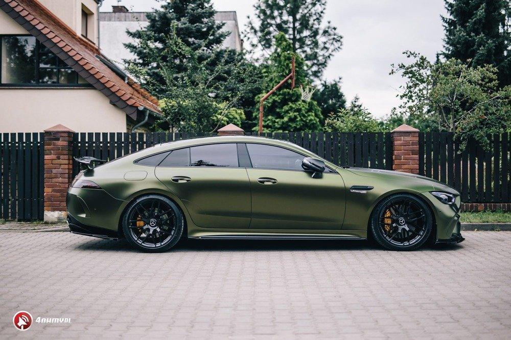 Estensione della gonna laterale per Mercedes-AMG GT 4 porte 63S di Maxton Design