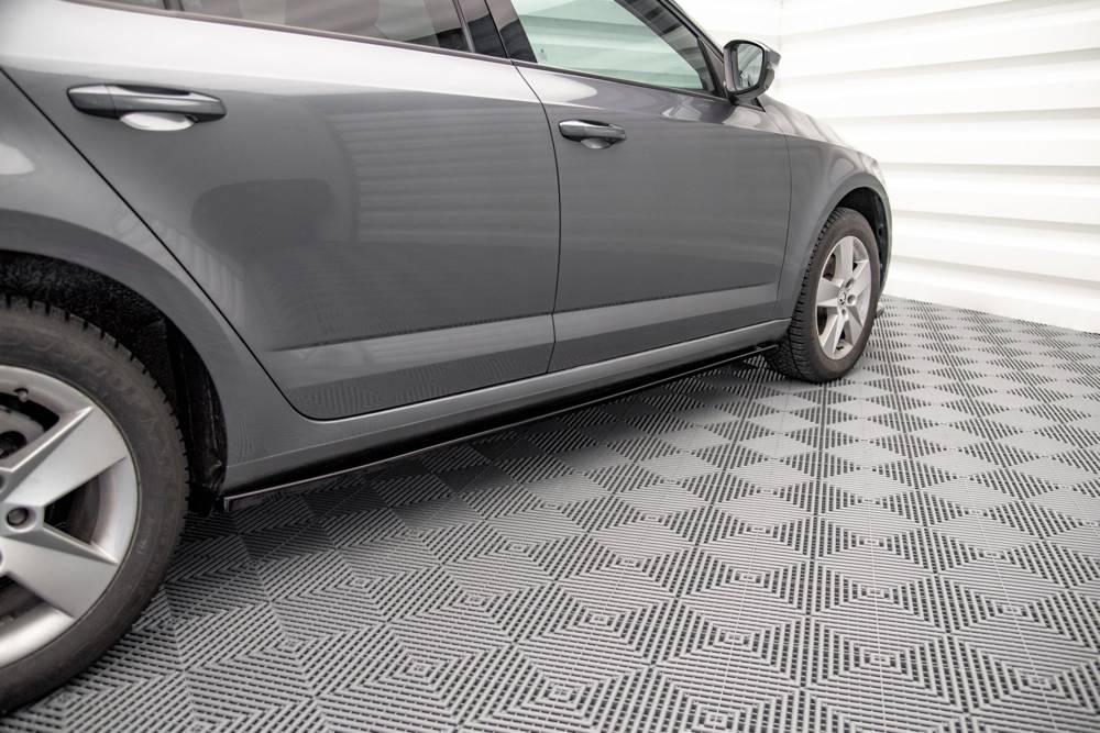 Seitenschweller Erweiterung fur Skoda Octavia MK3 Facelift von Maxton Design
