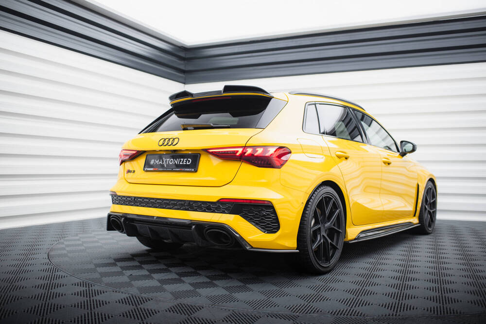 Rs3 Python Yellow Rear Full Carbon Bodykit für Audi RS3 8Y Sportback von Maxton Design