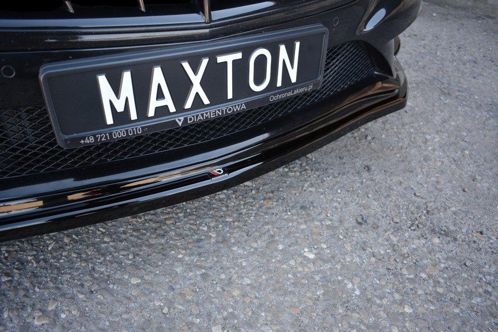 Främre läpp / främre splitter / front approach V.1 för Mercedes S-klass AMG-Line W222 av Maxton Design