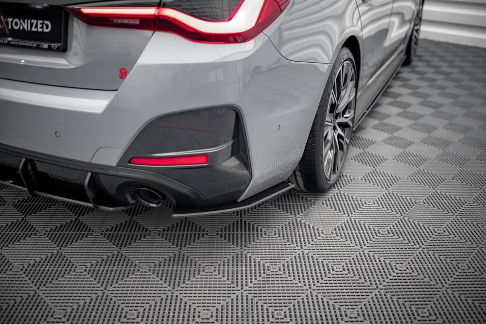 Seitliche Heck Diffusor Erweiterung Street Pro für BMW 4er Gran Coupe M-Paket G26 von Maxton Design