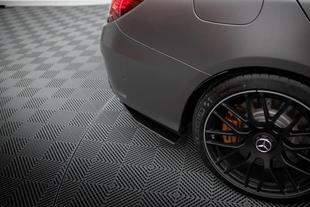 Seitliche Heck Diffusor Erweiterung Street Pro für Mercedes AMG C63 Limousine / Kombi W205 Facelift von Maxton Design