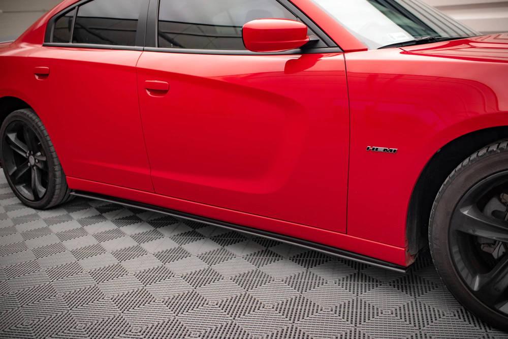 Seitenschweller Erweiterung Street Pro für Dodge Charger RT MK7 Facelift von Maxton Design