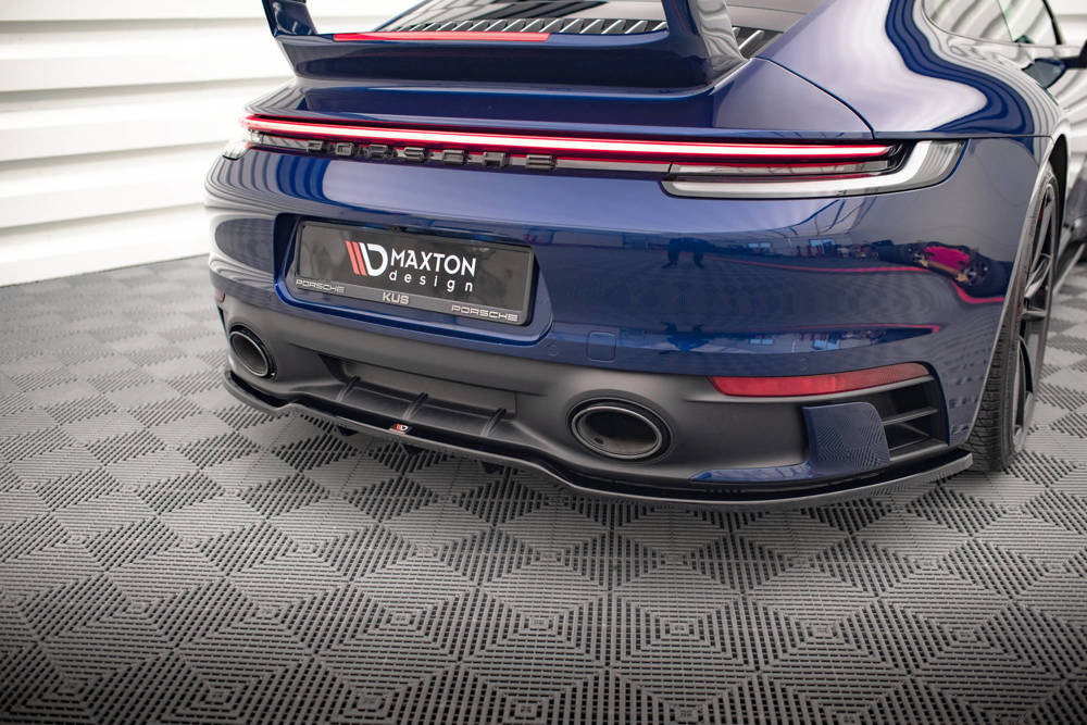 Zentraler Hinterer Splitter V.1 für Porsche 911 Carrera Aero 992 von Maxton Design