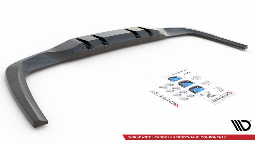 Zentraler hinterer Splitter für Mercedes A 35 AMG Limousine W177 von Maxton Design
