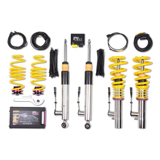 KW DDC - ECU Gewindefahrwerk inox für Audi A5 (B8) 8T3