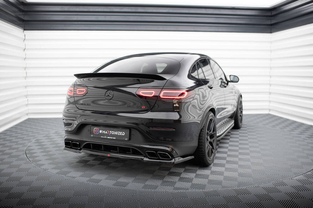 Zentraler Hinterer Splitter für Mercedes-Benz GLC 63 AMG Coupe C253 Facelift von Maxton Design
