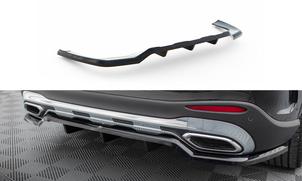 Zentraler Hinterer Splitter für Mercedes-Benz GLC X254 AMG-Line von Maxton Design