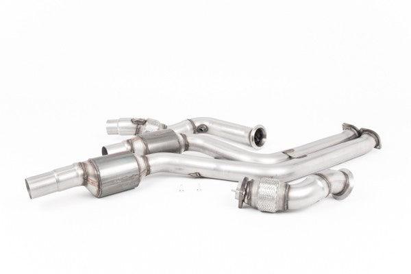 Milltek Downpipe mit 200 Zellen High Flow Sportkat für BMW 2er M2 Competition Coupé (F87) ab 2018