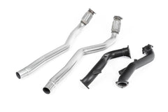 Tuyau de remplacement Milltek pour tube de descente et catalyseur pour Audi RS6 C7 4.0 TFSI biturbo Quattro incl. Édition Performance de 2013
