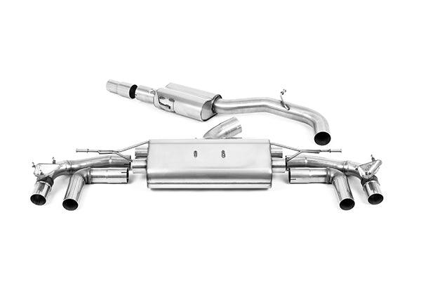 Milltek Sportabgasanlage ab Partikelfilter V1 für Audi S3 2.0TFSI Quattro Sportback 310PS 8Y (mit OPF) ab 2020