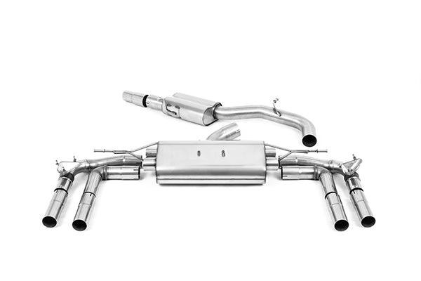Milltek Sportabgasanlage ab Partikelfilter V1 für Audi S3 2.0TFSI Quattro Sportback 310PS 8Y (mit OPF) ab 2020