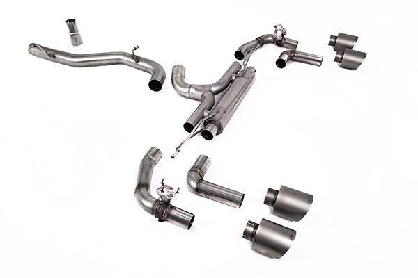 Milltek Sportabgasanlage ab Partikelfilter V2 für VW Golf Mk8 R 2.0 TSI 320PS (mit OPF) ab 2021 (Typ CD)