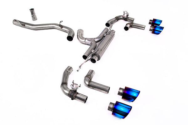 Milltek Sportabgasanlage ab Partikelfilter V2 für VW Golf Mk8 R 2.0 TSI 320PS (mit OPF) ab 2021 (Typ CD)