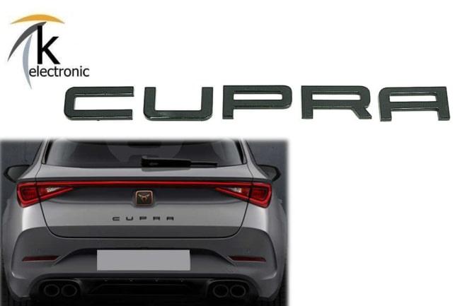 Seat Leon 5F Cupra Schriftzug schwarz hinten