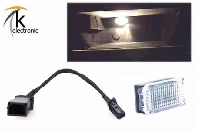 Skoda Octavia 5E Handschuhfachbeleuchtung Halogen auf LED Nachrüstpaket