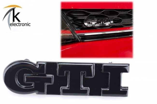 VW Golf 7 5G GTI Facelift schwarze Zeichen vorne + hinten + Seite Black-Bundle