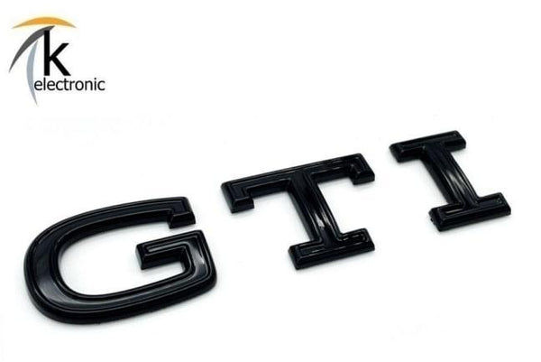 VW Polo AW GTI lettering black at the rear facelift